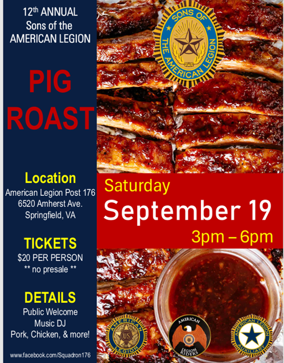 VIVA Supports Sons of the American Legion 12th Annual Pig Roast at Post 176 in Springfield